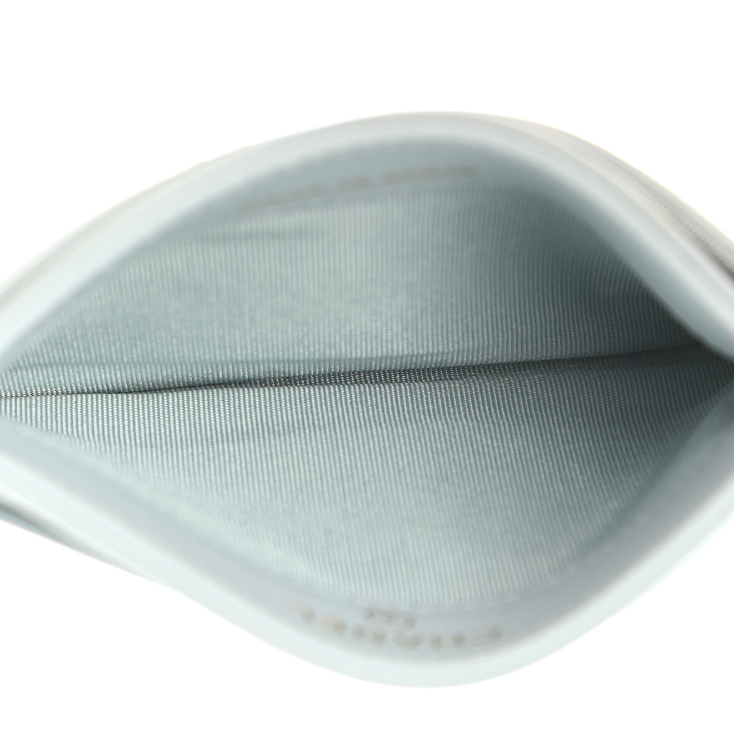 Chanel Lambskin Quilted Chanel 19 Card Holder Light Blue 8 of 13