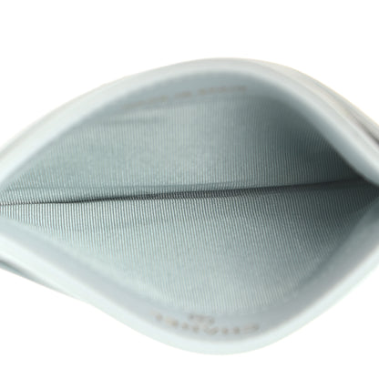 Chanel Lambskin Quilted Chanel 19 Card Holder Light Blue 8 of 13