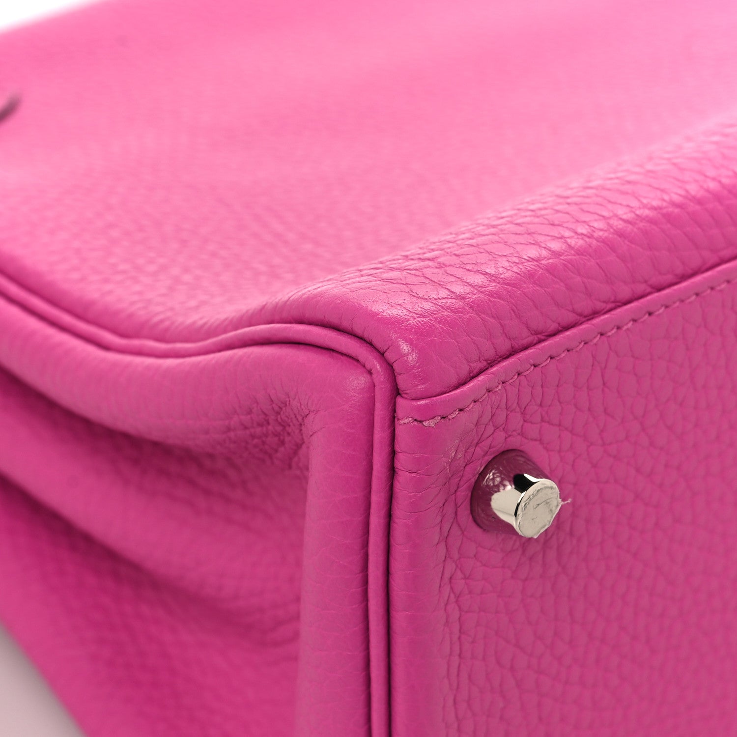 Hermes Taurillon Clemence Kelly Retourne 28 Rose Pourpre 11 of 12