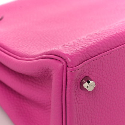 Hermes Taurillon Clemence Kelly Retourne 28 Rose Pourpre 11 of 12