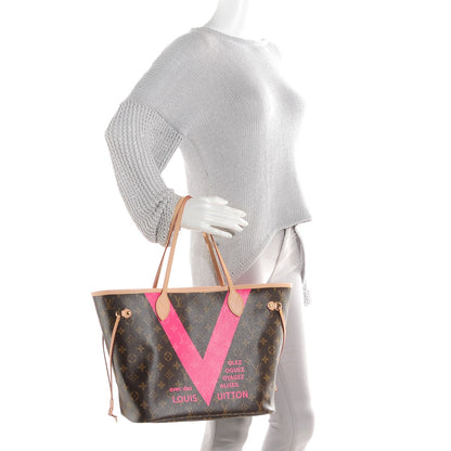 Louis Vuitton Monogram V Neverfull MM Grenade 2 of 7