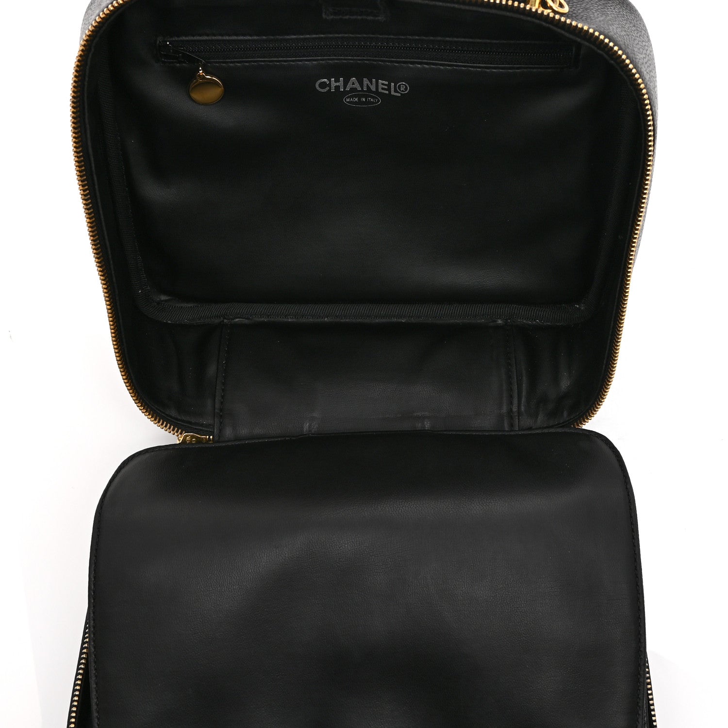 Chanel Caviar Timeless CC Vanity Case Black 6 of 12