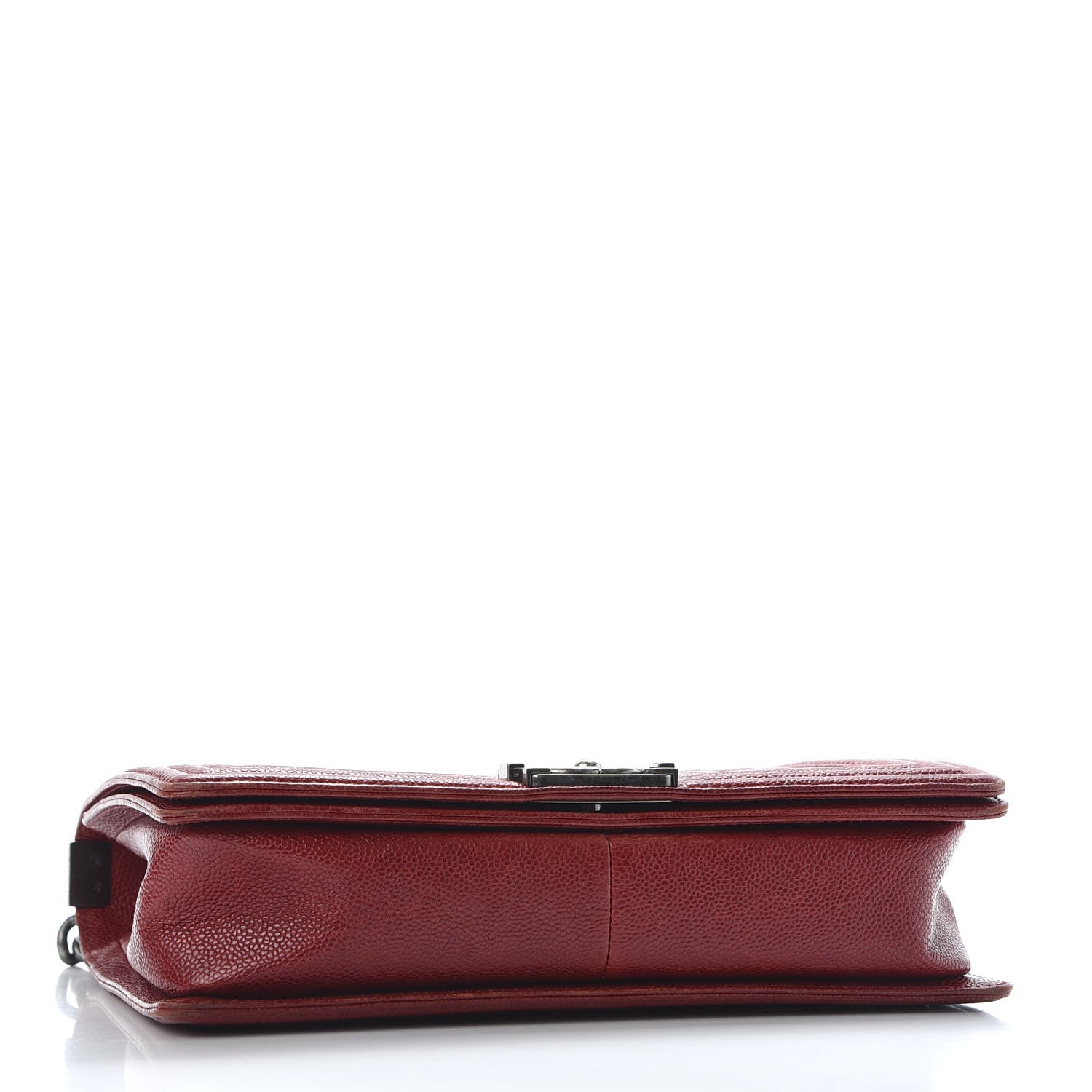 Chanel Caviar Quilted New Medium Boy Flap Dark Red 3 of 9