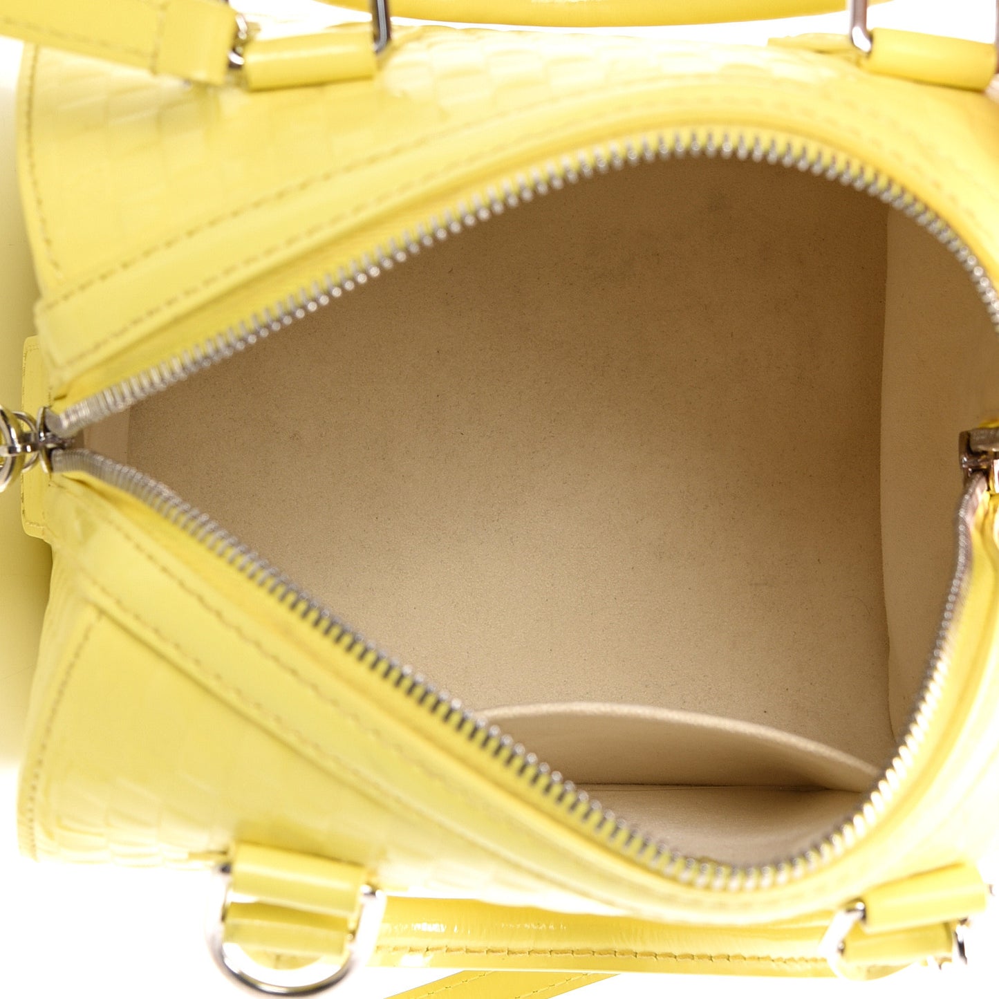 Damier Facette Speedy Cube PM Yellow