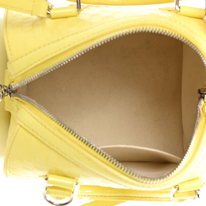 Louis Vuitton Damier Facette Speedy Cube PM Yellow 4 of 17