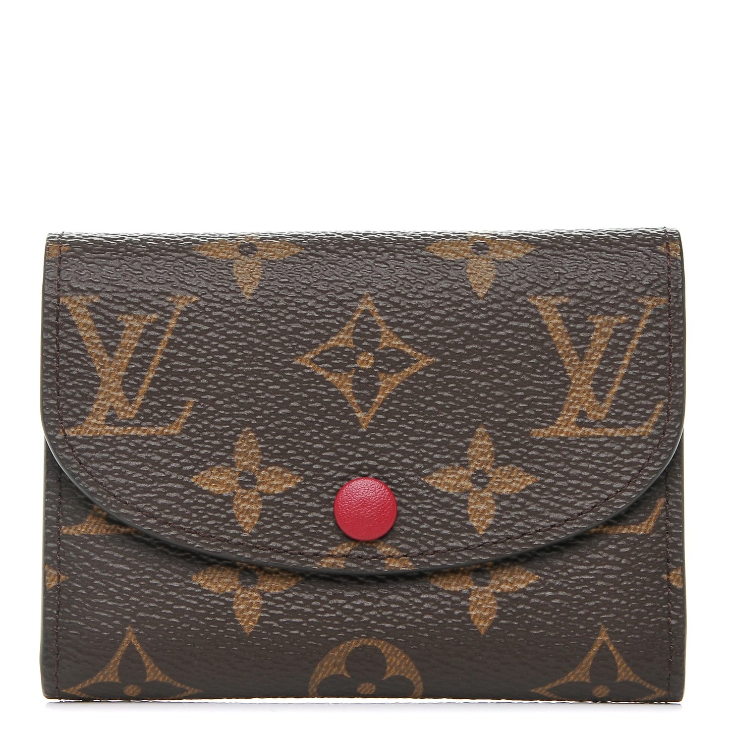 Monogram Rosalie Coin Purse Fuchsia