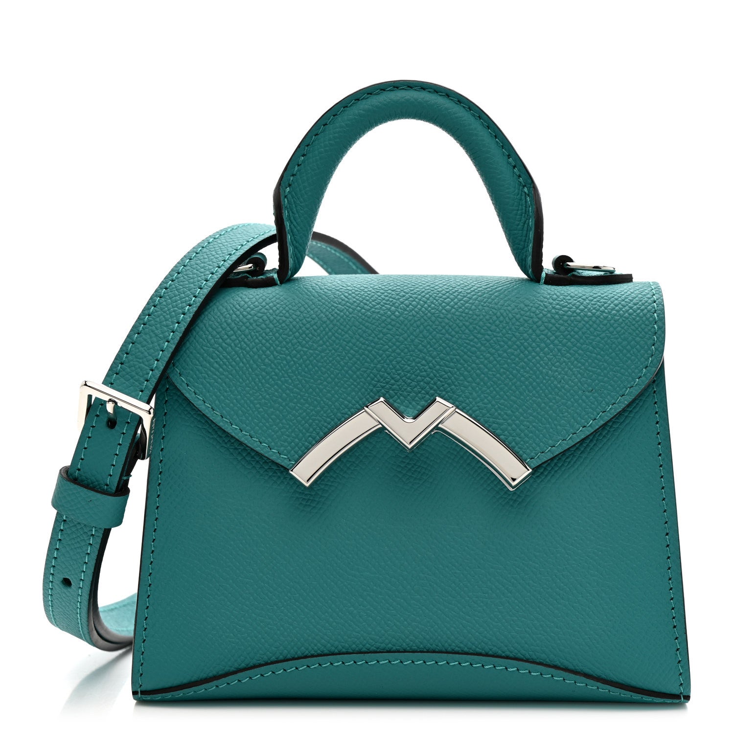 Moynat Carat Calfskin Gabrielle Nano Lagoon 1 of 14