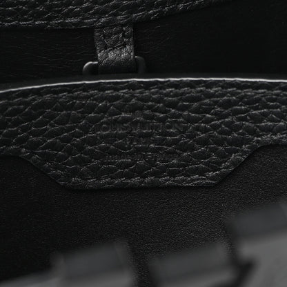 Louis Vuitton Taurillon Capucines BB Matte Black 6 of 8