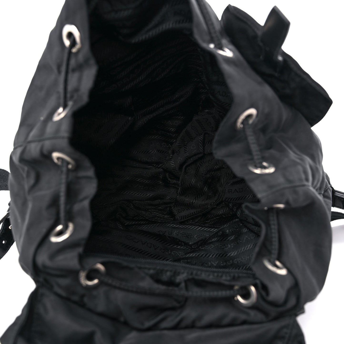 Nylon Vela Medium Backpack Black
