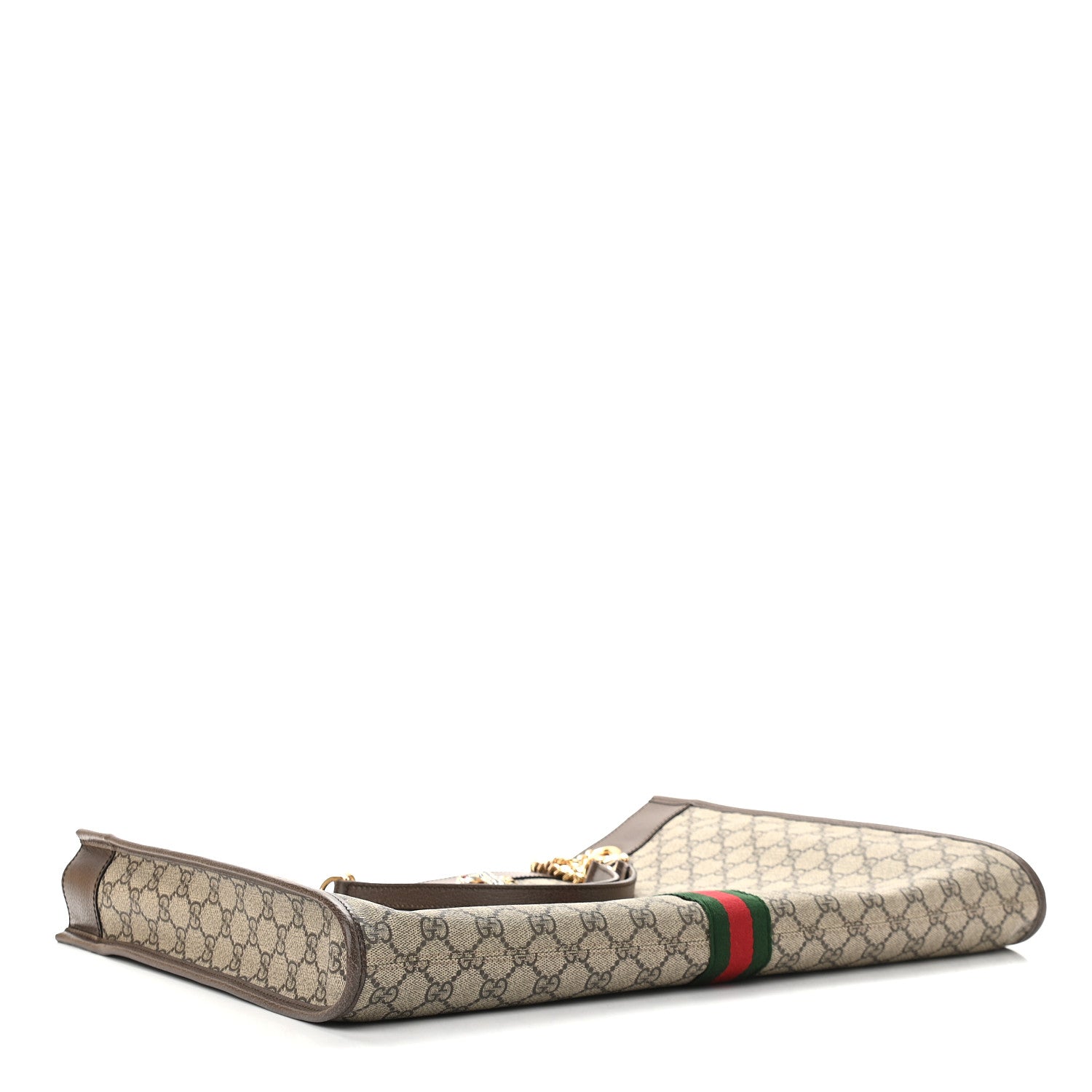Gucci GG Supreme Monogram Large Rajah Chain Tote Beige New Acero 4 of 9