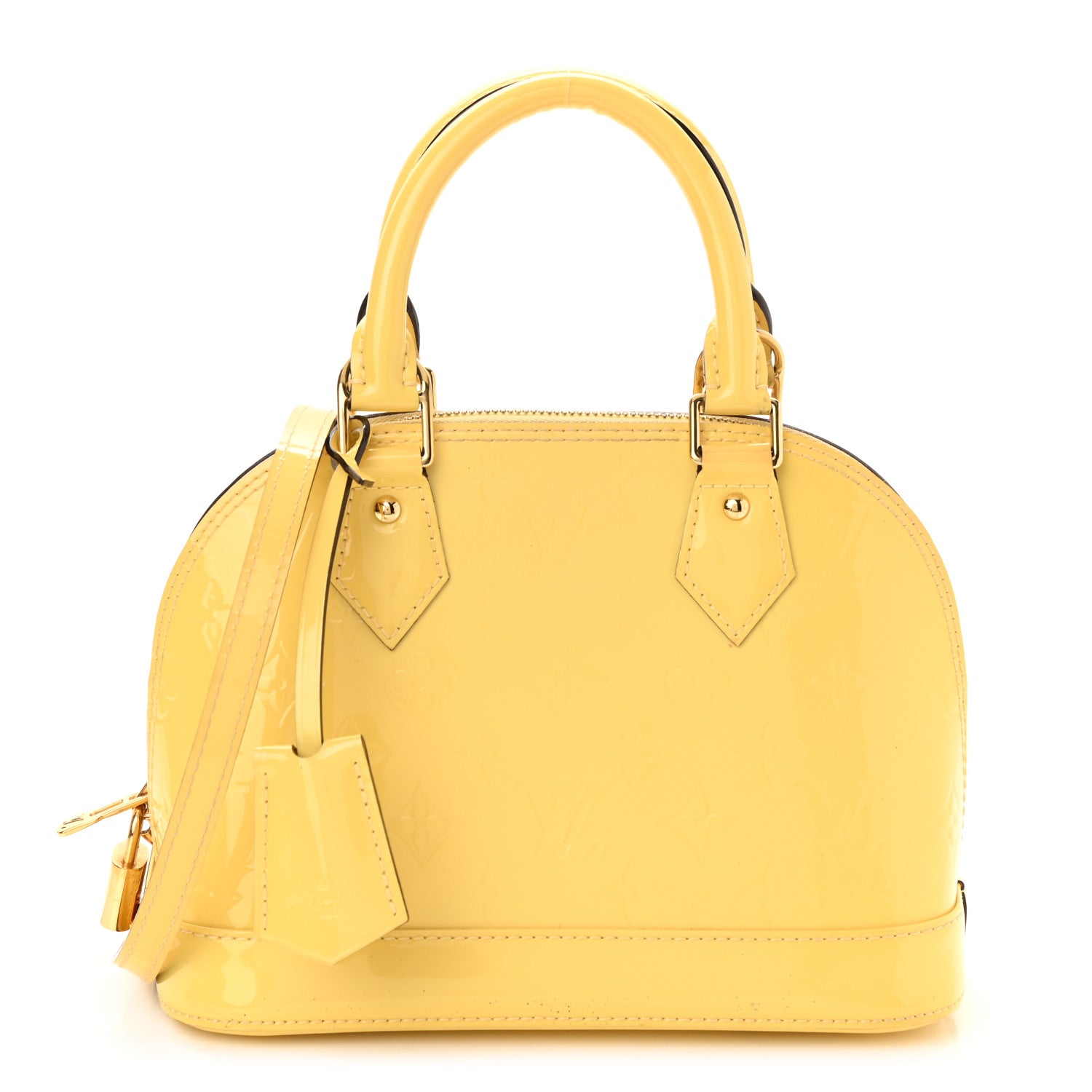 Louis Vuitton Vernis Alma BB Citrine 1 of 10