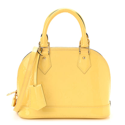 Louis Vuitton Vernis Alma BB Citrine 1 of 10