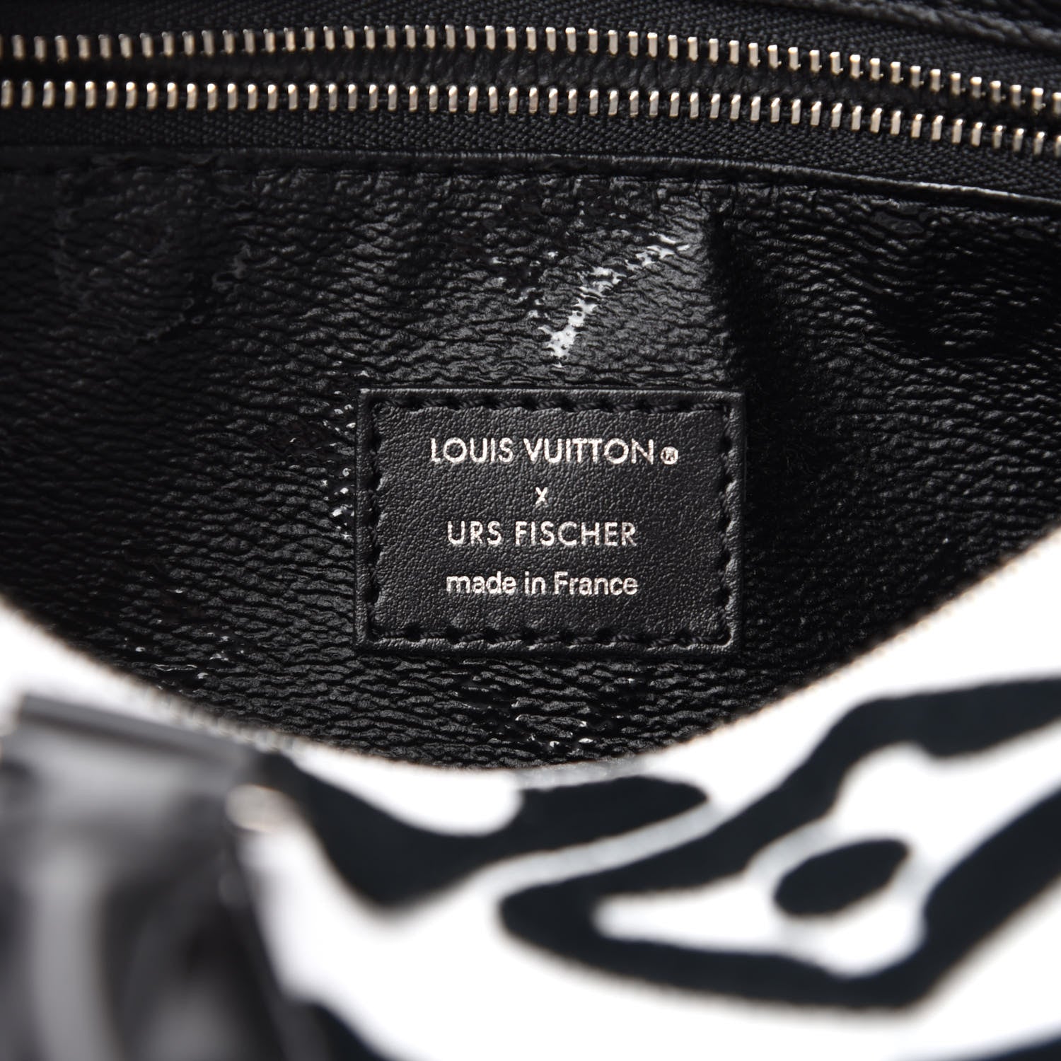 Louis Vuitton X UF Tufted Monogram Speedy Bandouliere 25 White Black 8 of 10