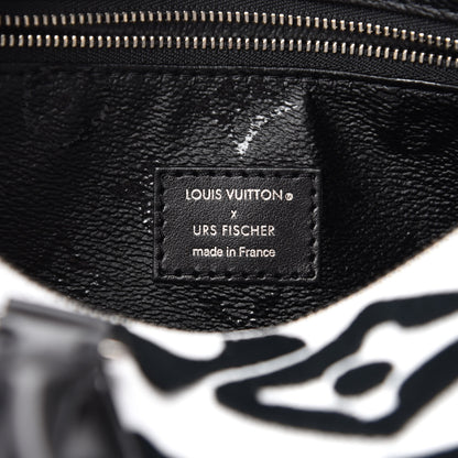 Louis Vuitton X UF Tufted Monogram Speedy Bandouliere 25 White Black 8 of 10