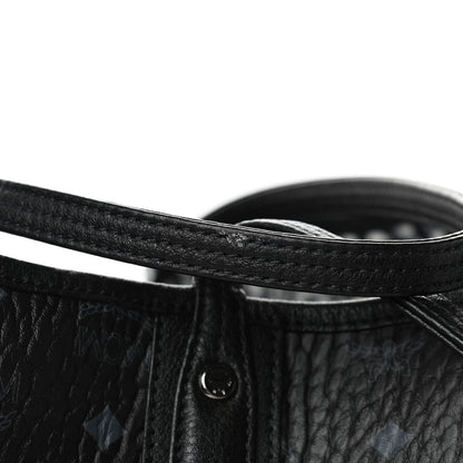 MCM Visetos Large Liz Reversible Shopper Tote Black 8 of 8