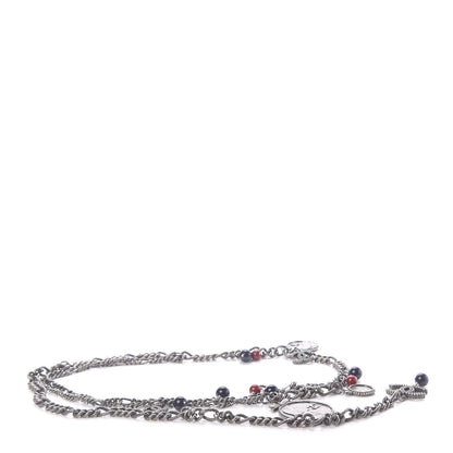 Chanel Bead Chain CC Medallion Belt Ruthenium 1 of 5