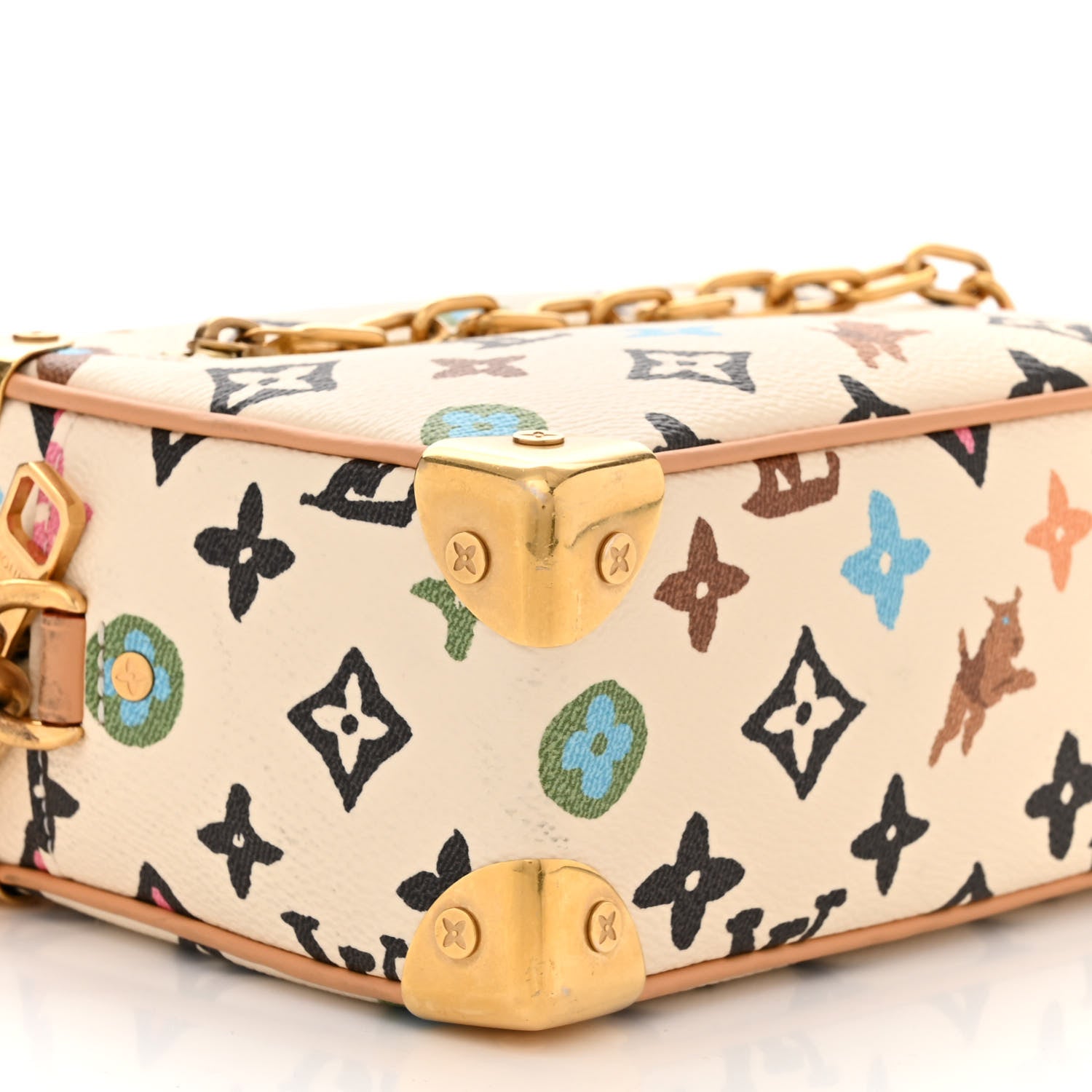 Louis Vuitton LOUIS VUITTON X TYLER THE CREATOR Monogram Craggy Mini Soft Trunk Vanilla 8 of 9