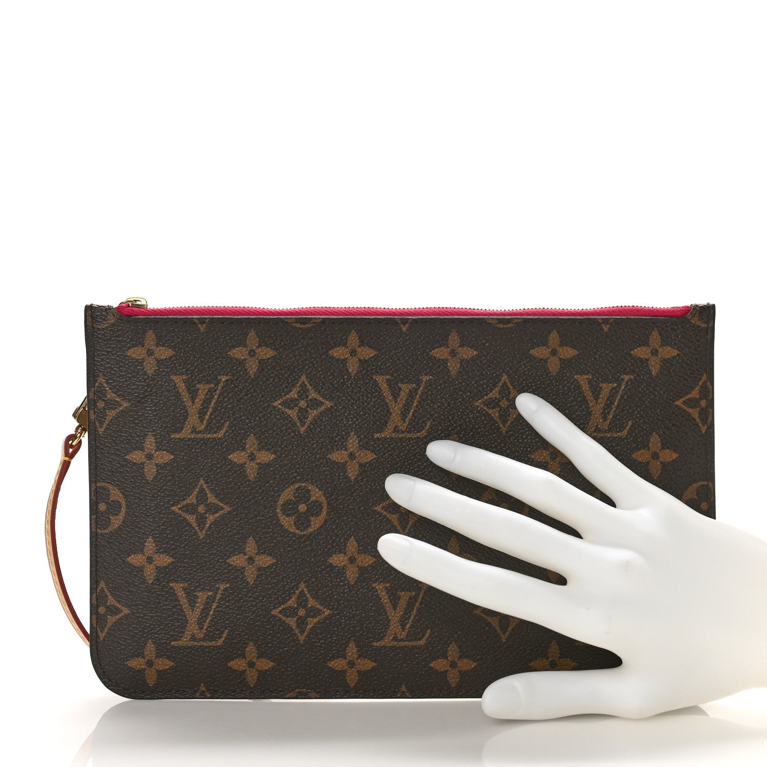 Louis Vuitton Monogram Neverfull MM GM Pochette Pivoine 2 of 8