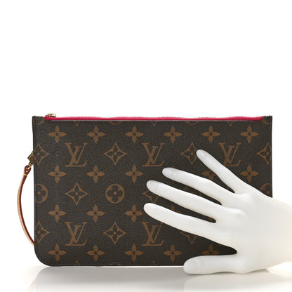 Louis Vuitton Monogram Neverfull MM GM Pochette Pivoine 2 of 8