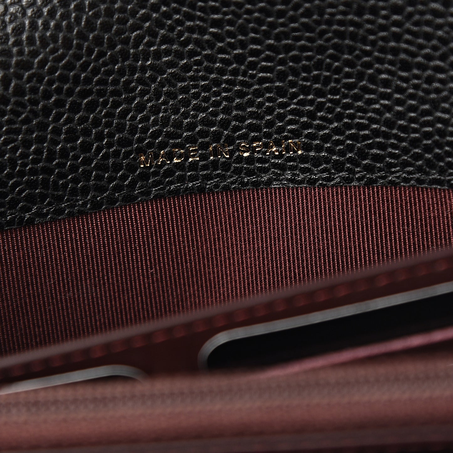 Caviar Quilted Large Gusset Flap Wallet Black