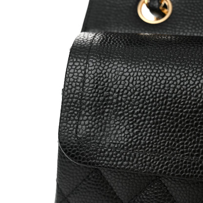 Chanel Caviar Quilted Small Double Flap Black 12 of 13