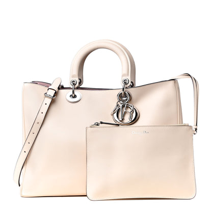 Christian Dior Smooth Calfskin Large Diorissimo Tote Beige 1 of 17