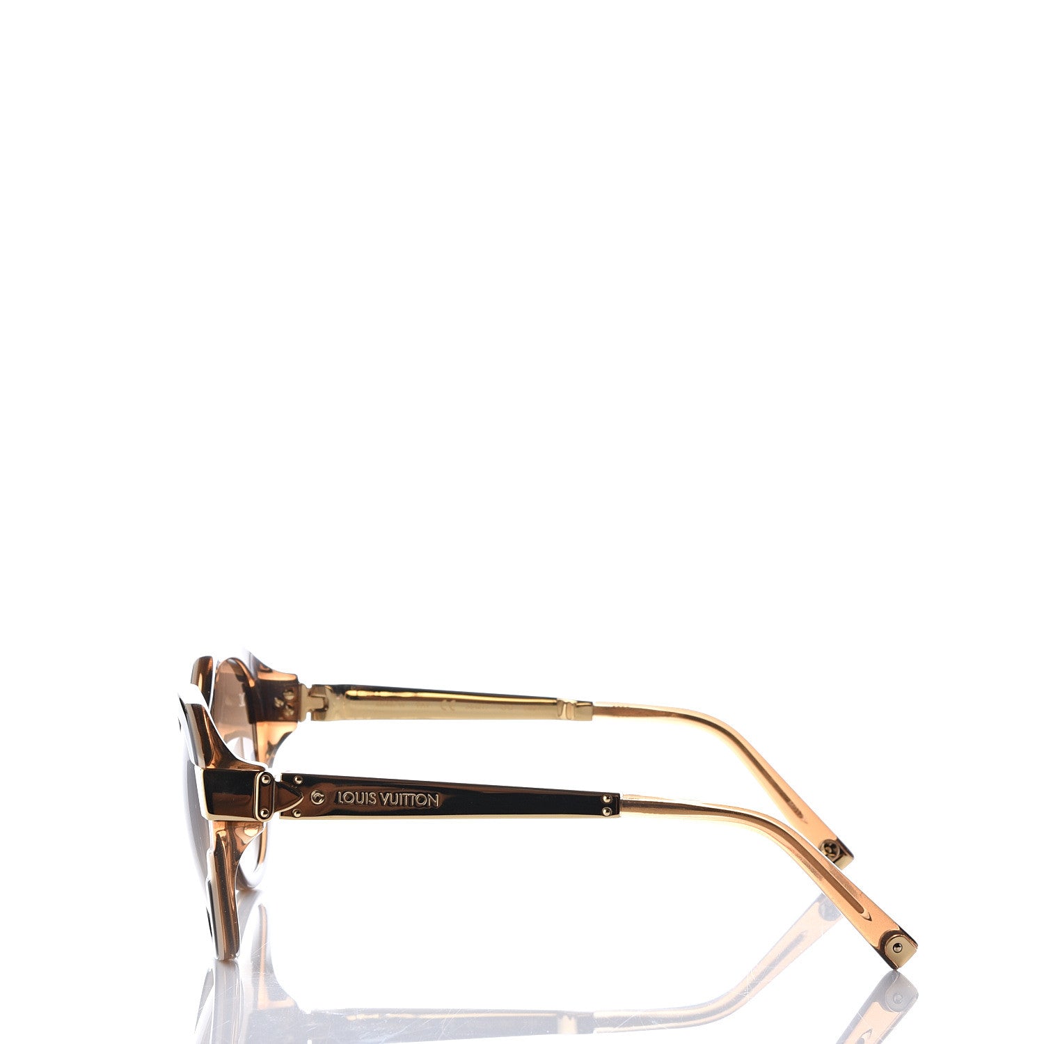 Louis Vuitton Petit Soupcon Cat Eye Sunglasses Z0487W Brown 3 of 8