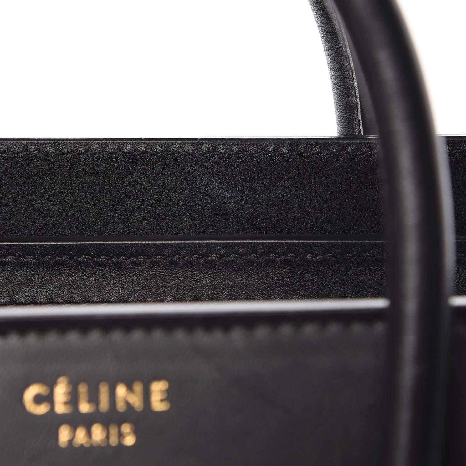 Celine Felt Smooth Calfskin Nano Tri-Color Luggage Indigo Black Brown 9 of 12