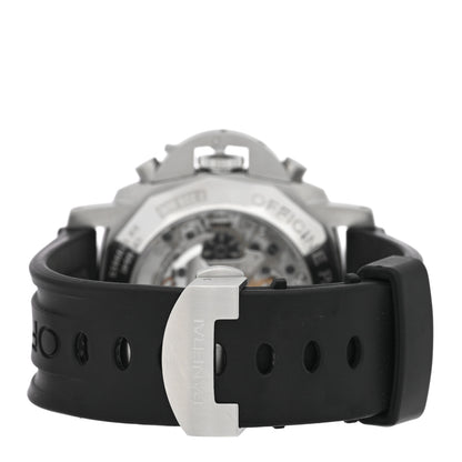 Panerai Stainless Steel Rubber 44mm Luminor Rattrapante 1950 Automatic Watch Black PAM00213 3 of 5