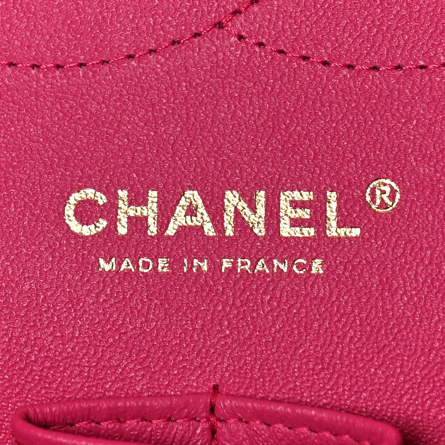 Chanel Lambskin Quilted Jumbo Double Flap Fuchsia 6 of 9