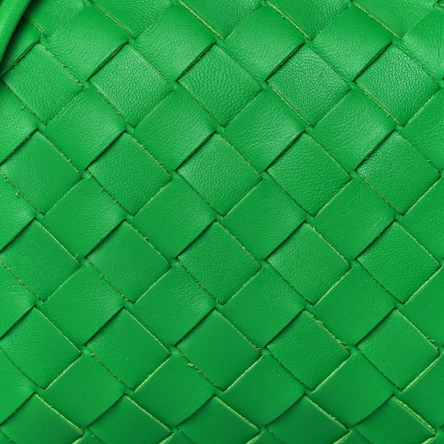 Nappa Intrecciato Mini Loop Camera Bag Parakeet