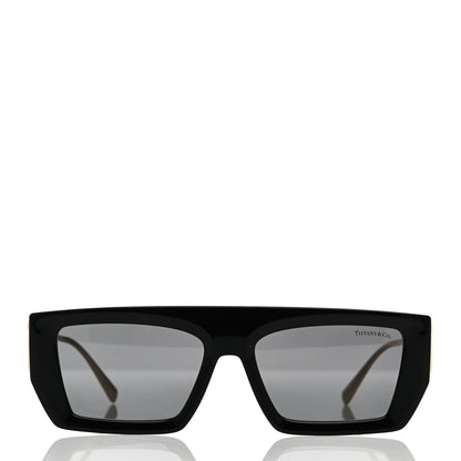 Tiffany Metal TF4214U Rectangle T Sunglasses Black Gold 2 of 8