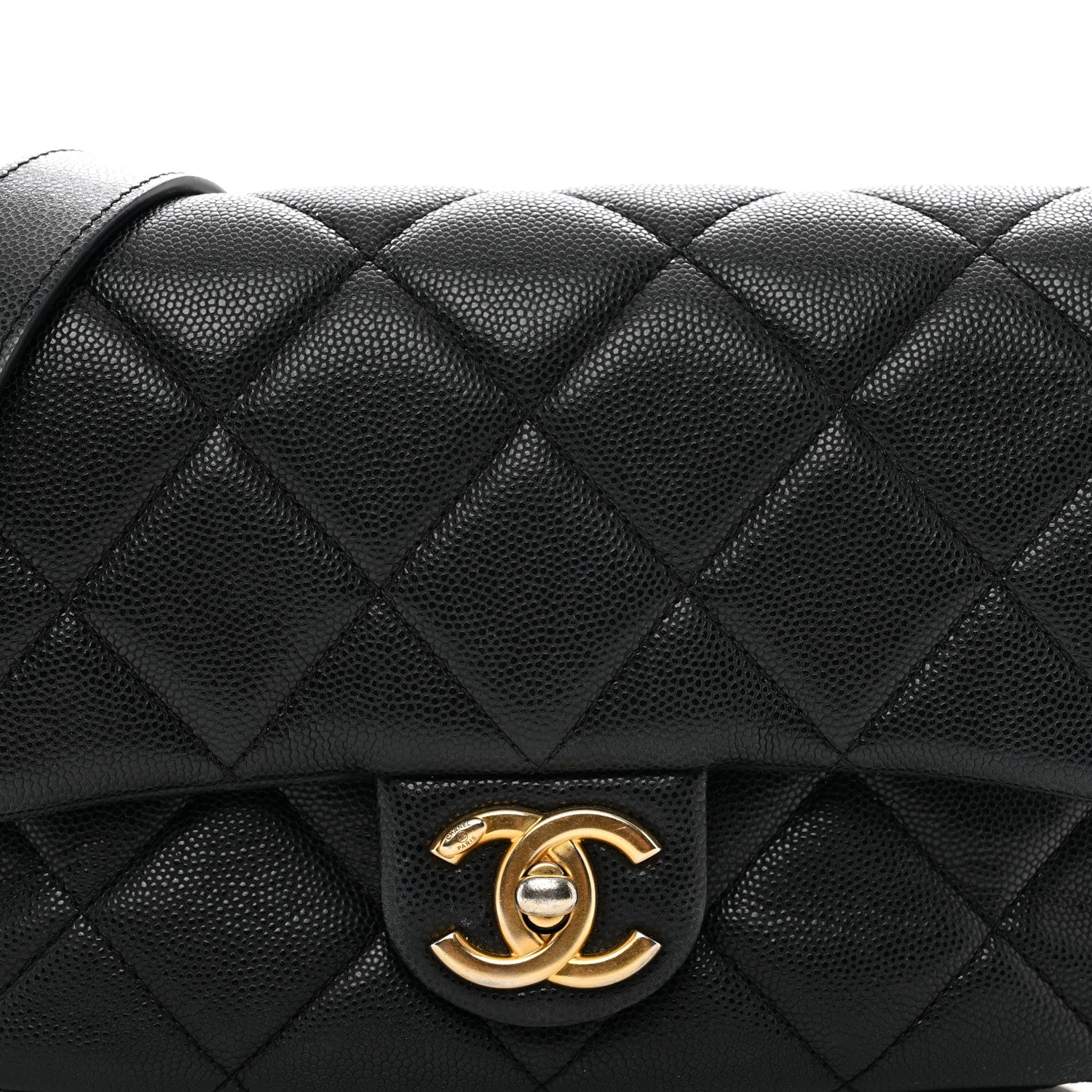 Chanel Caviar Quilted Small Twist Your Buttons Flap Black 5 of 11