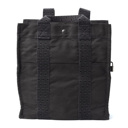 Hermes Canvas Herline Backpack Grey 1 of 9