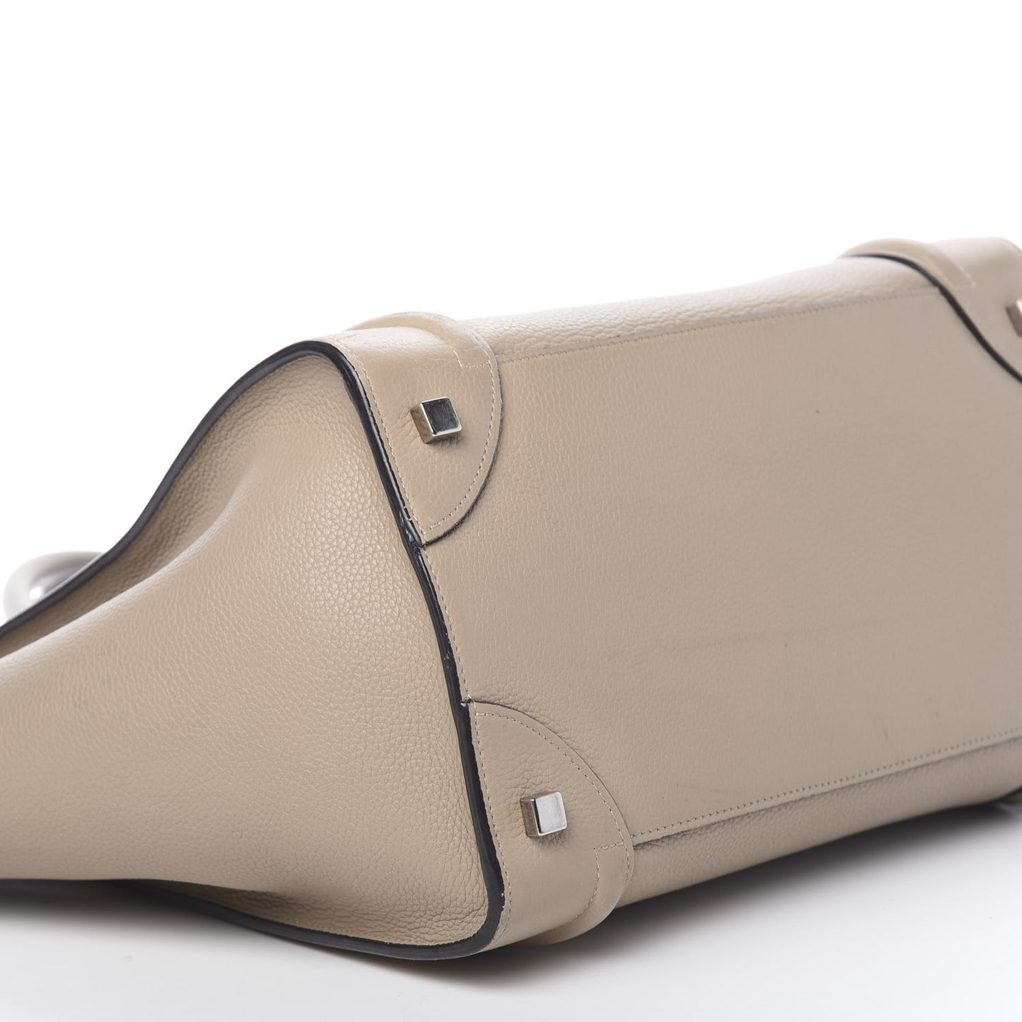 Drummed Calfskin Mini Luggage Dune