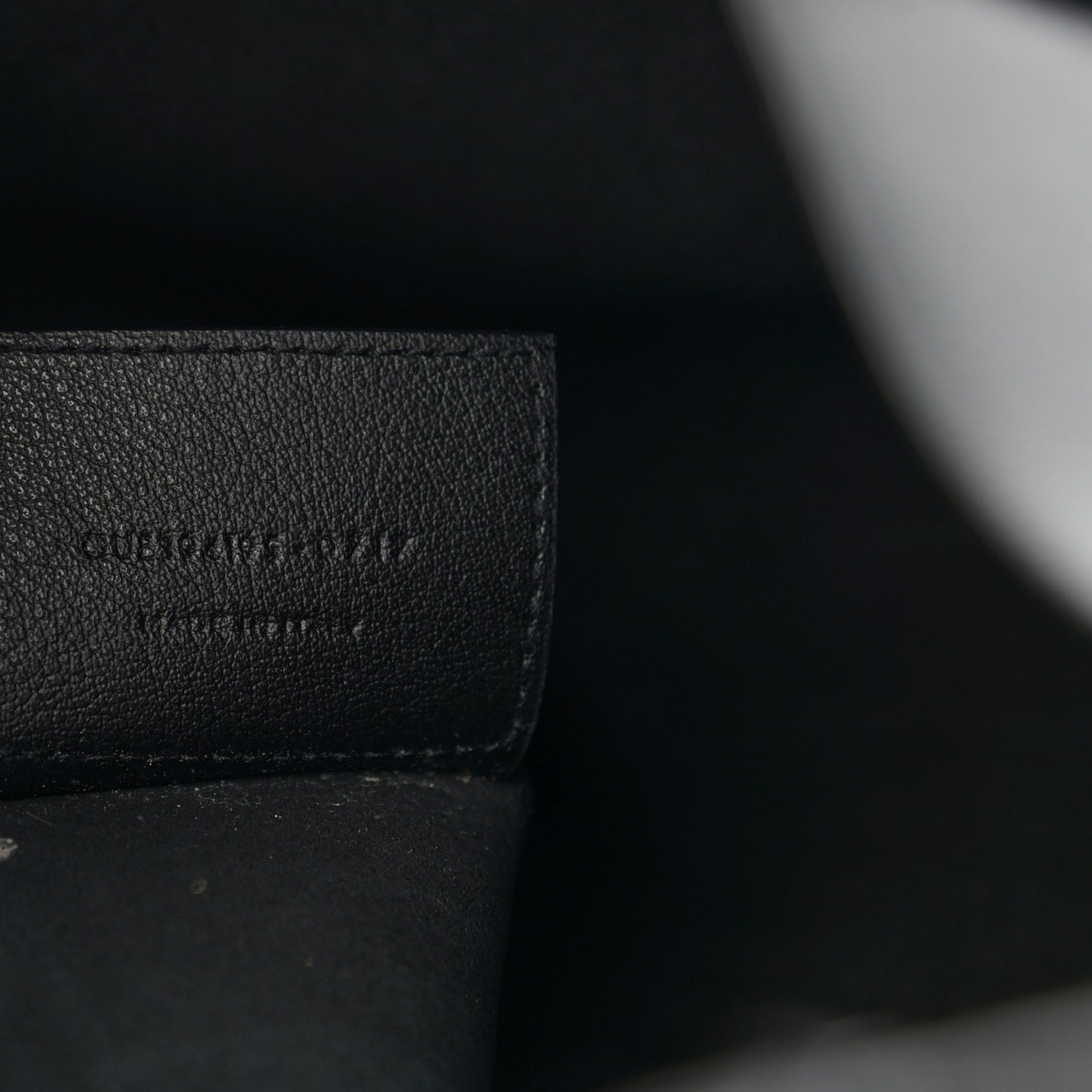 Calfskin Large Shopping Tote Black