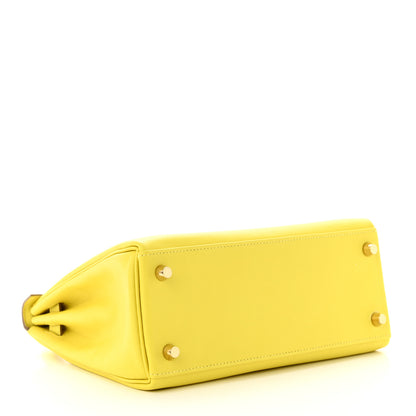 Hermes Swift Kelly Retourne 25 Lime 4 of 13