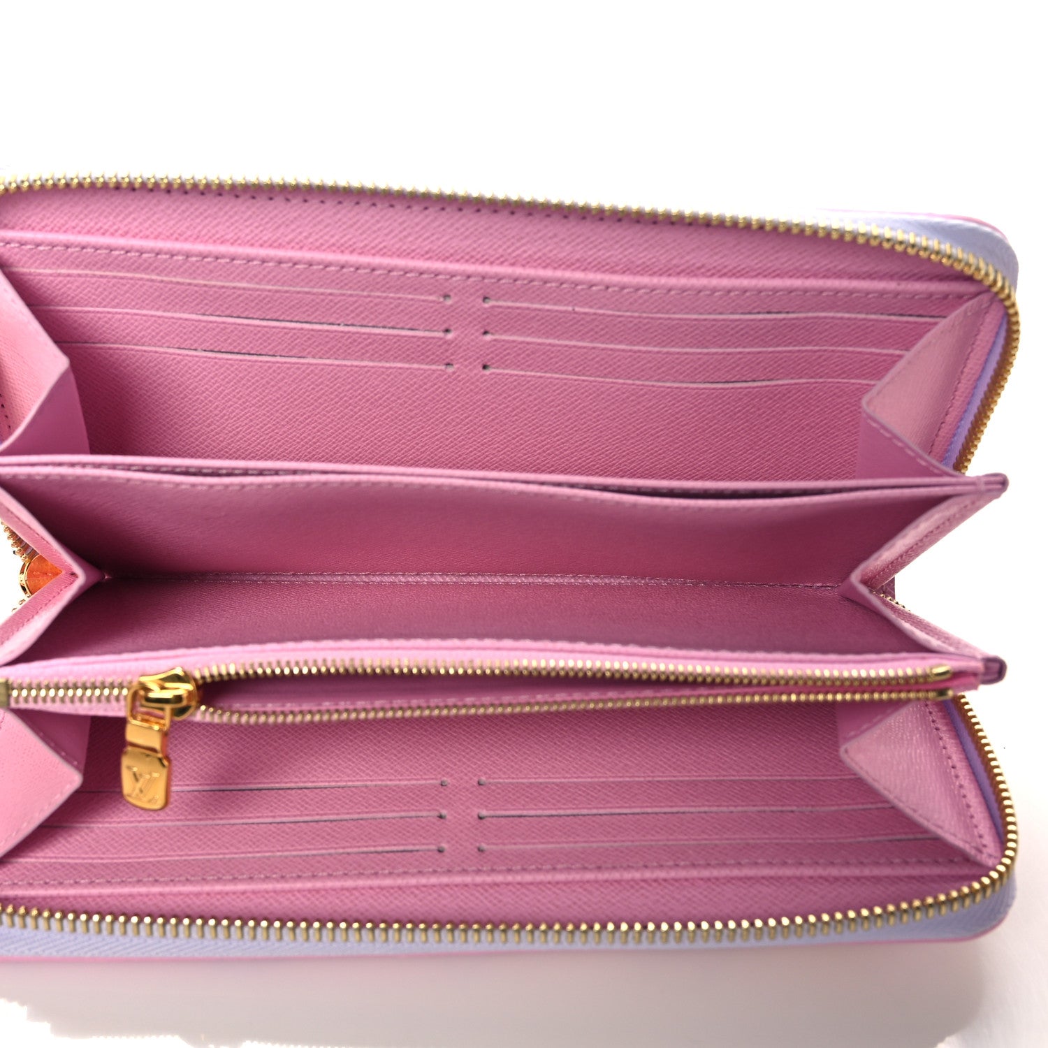 Louis Vuitton Monogram Giant Spring In The City Zippy Wallet Sunrise Pastel 5 of 9