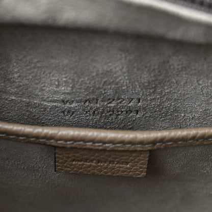 Celine Drummed Calfskin Nano Luggage Dune 7 of 10