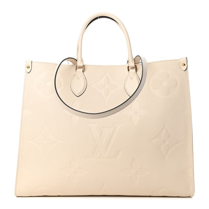 Louis Vuitton Empreinte Monogram Giant Onthego GM Creme 1 of 4