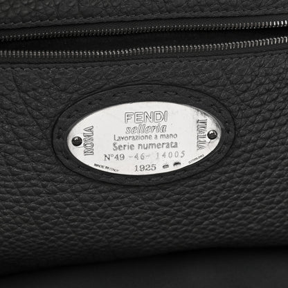 Fendi Calfskin Romano Selleria Faces No Words Emoticon Bag Asfalto 6 of 9