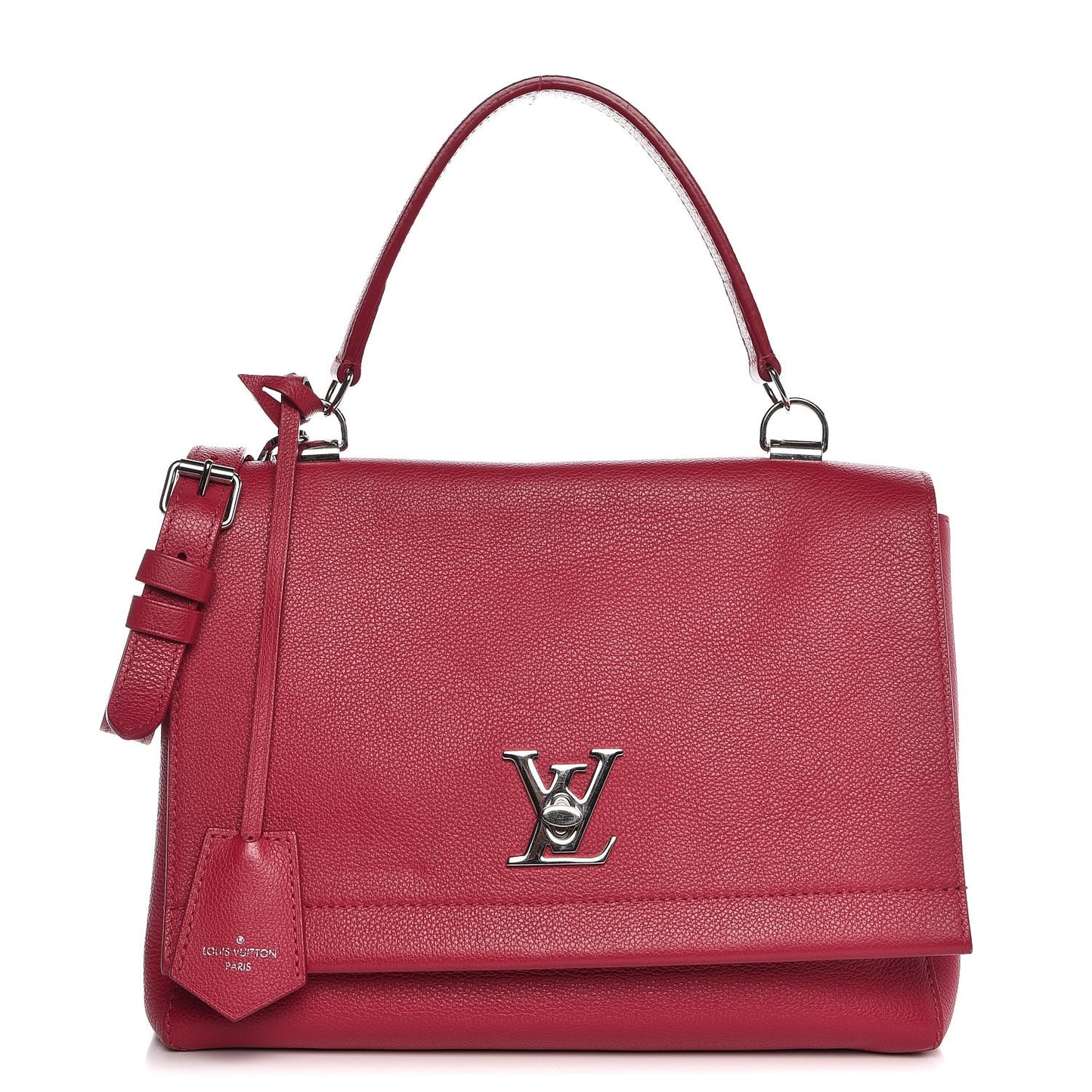 Calfskin Lockme II Top Handle Dahlia