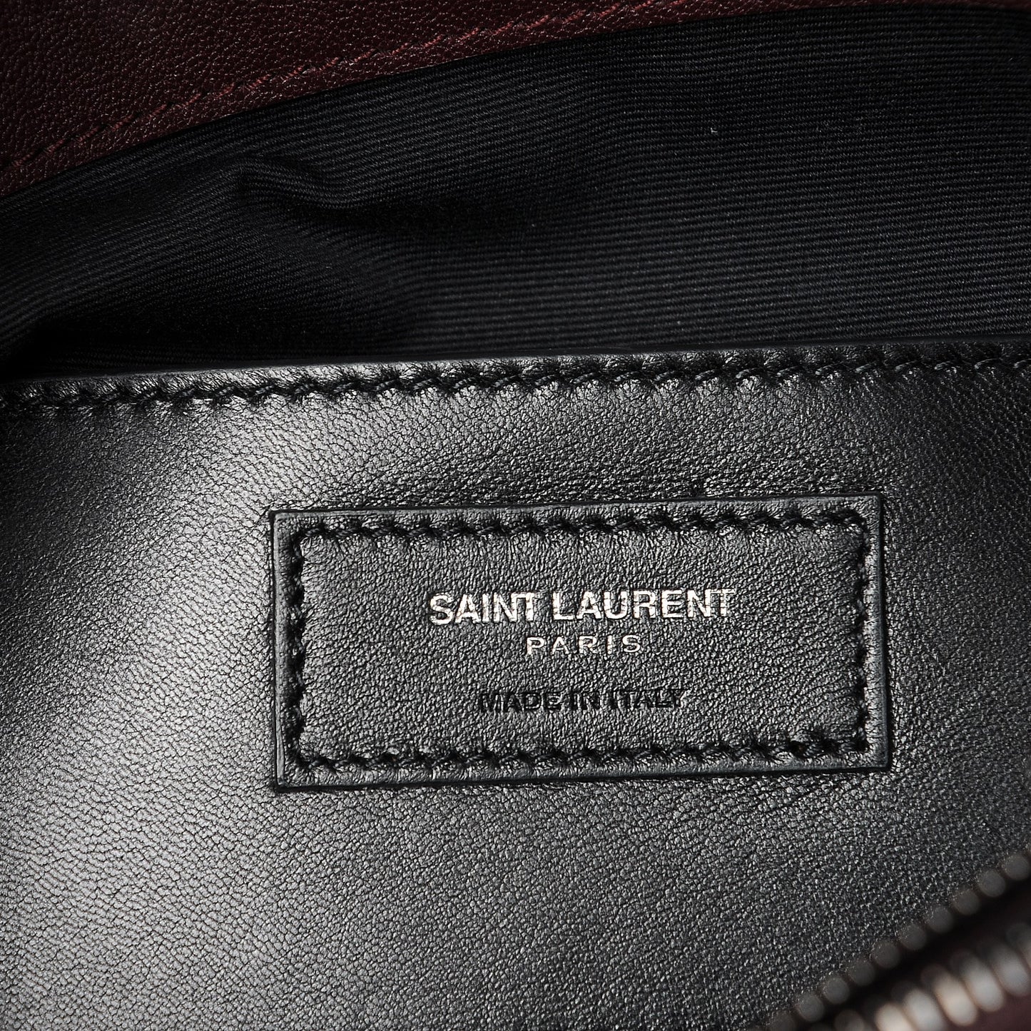 Calfskin Mixed Matelasse Triquilt Large Monogram Envelope Satchel Bordeaux