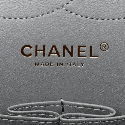 Chanel Caviar Quilted Jumbo Double Flap Grey 5 of 10