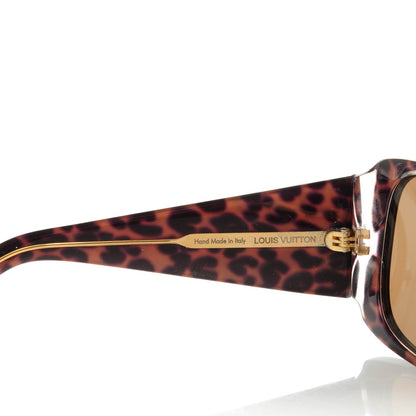 Louis Vuitton Leopard Marquise Sunglasses Z0207W Brown 4 of 6