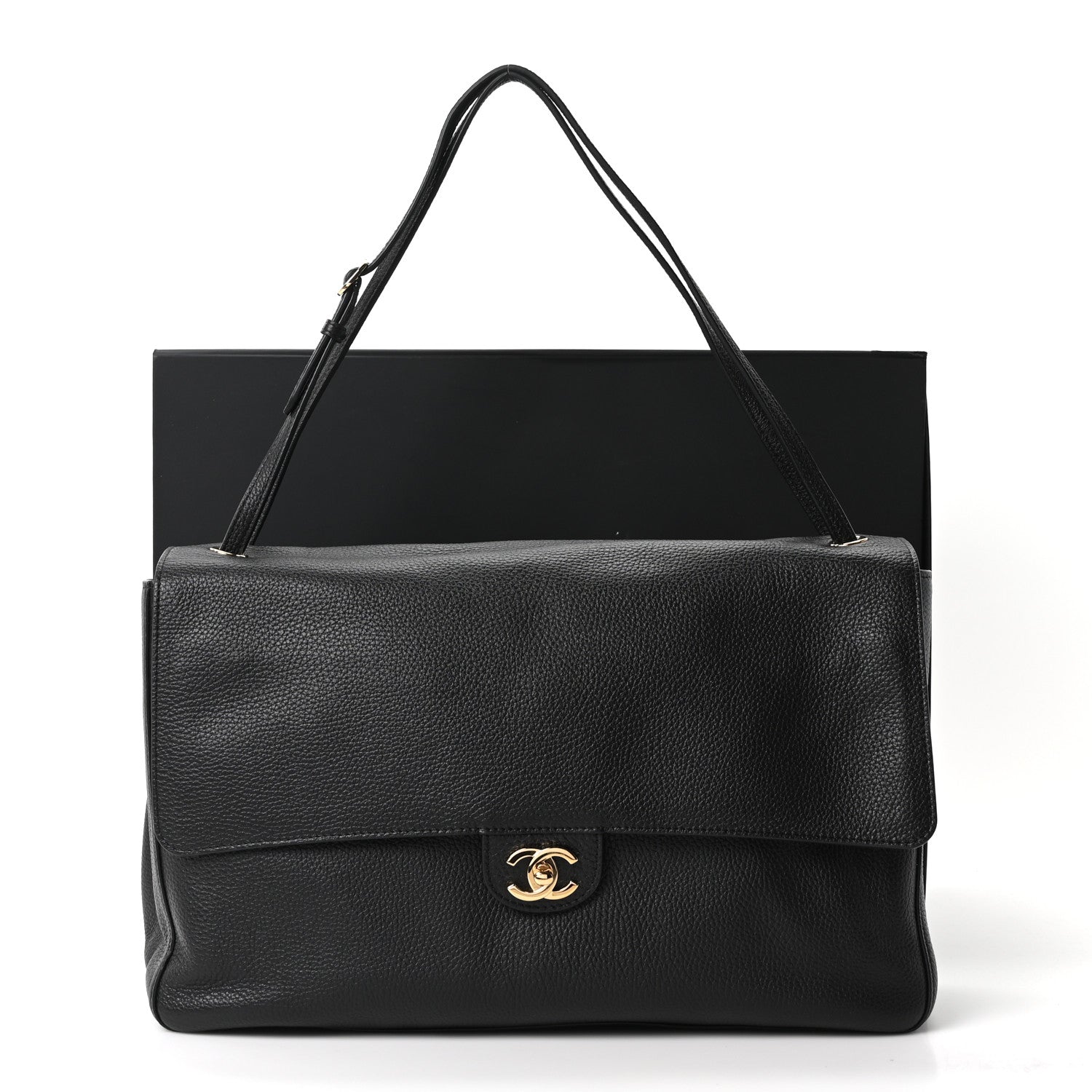 Chanel Grained Calfskin Souplissimo Maxi Flap Black 11 of 11