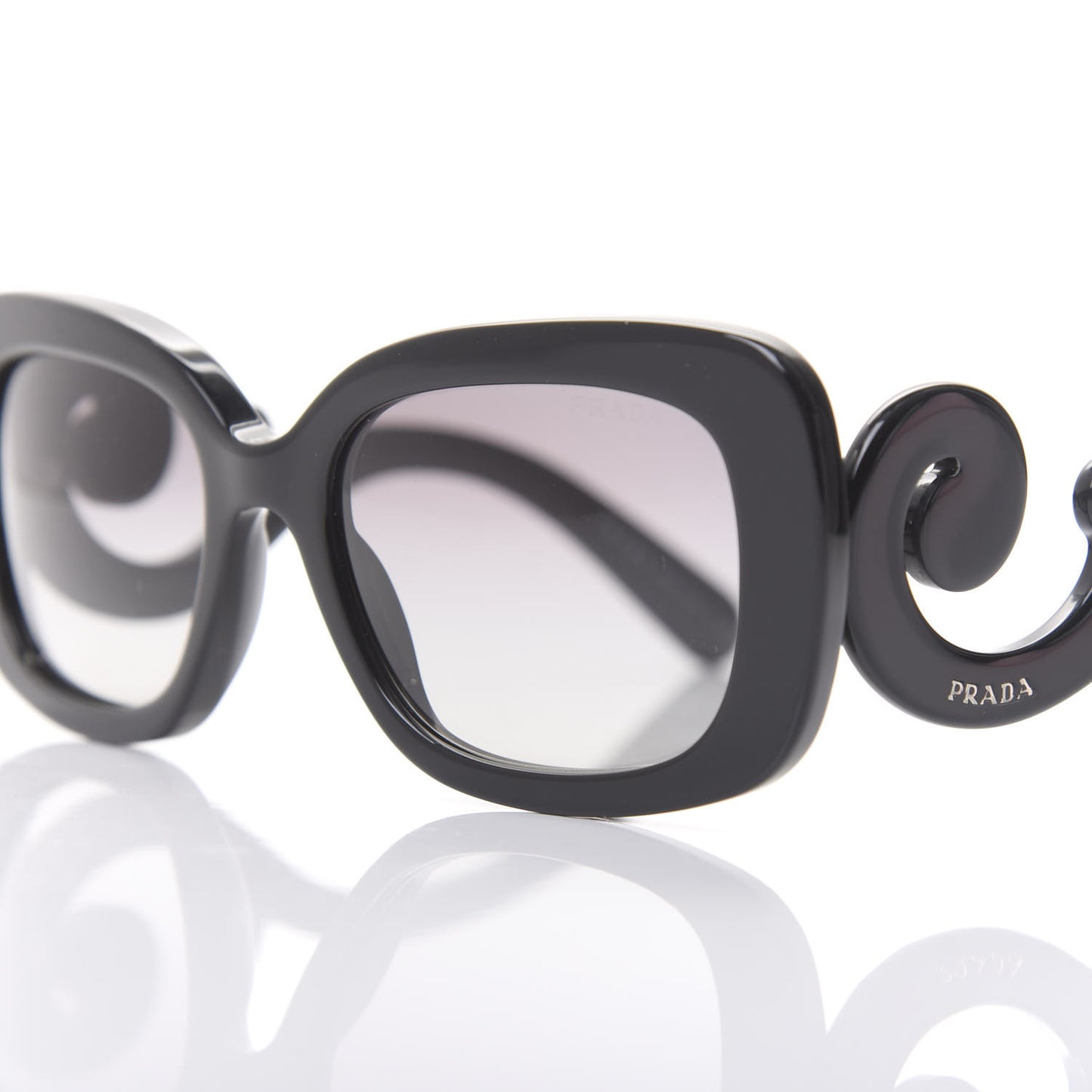 Acetate Baroque Sunglasses SPR 27O Black