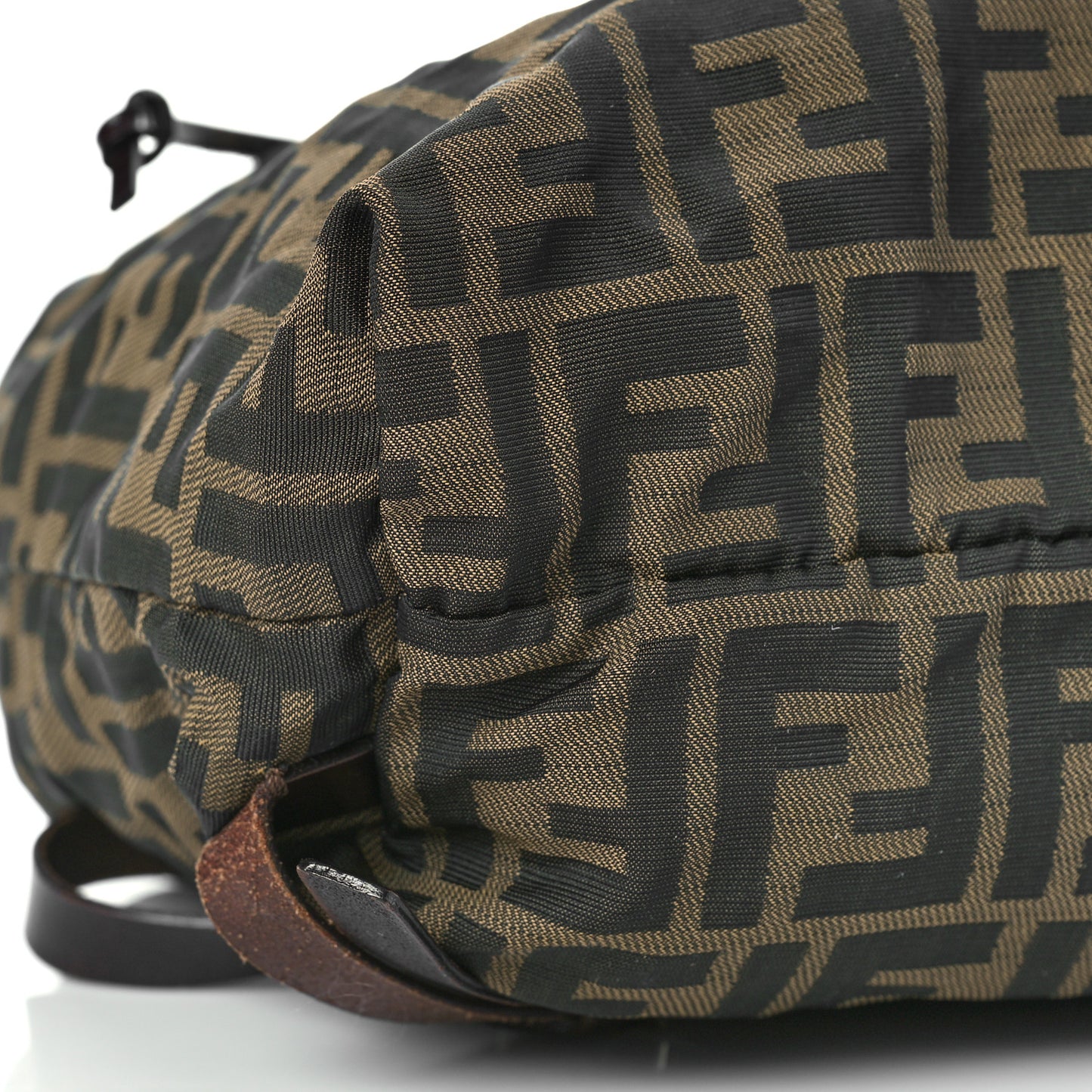 Zucca Drawstring Flap Backpack Tobacco