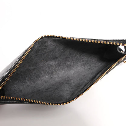 Louis Vuitton Epi Pochette Accessories 21 Black 5 of 7