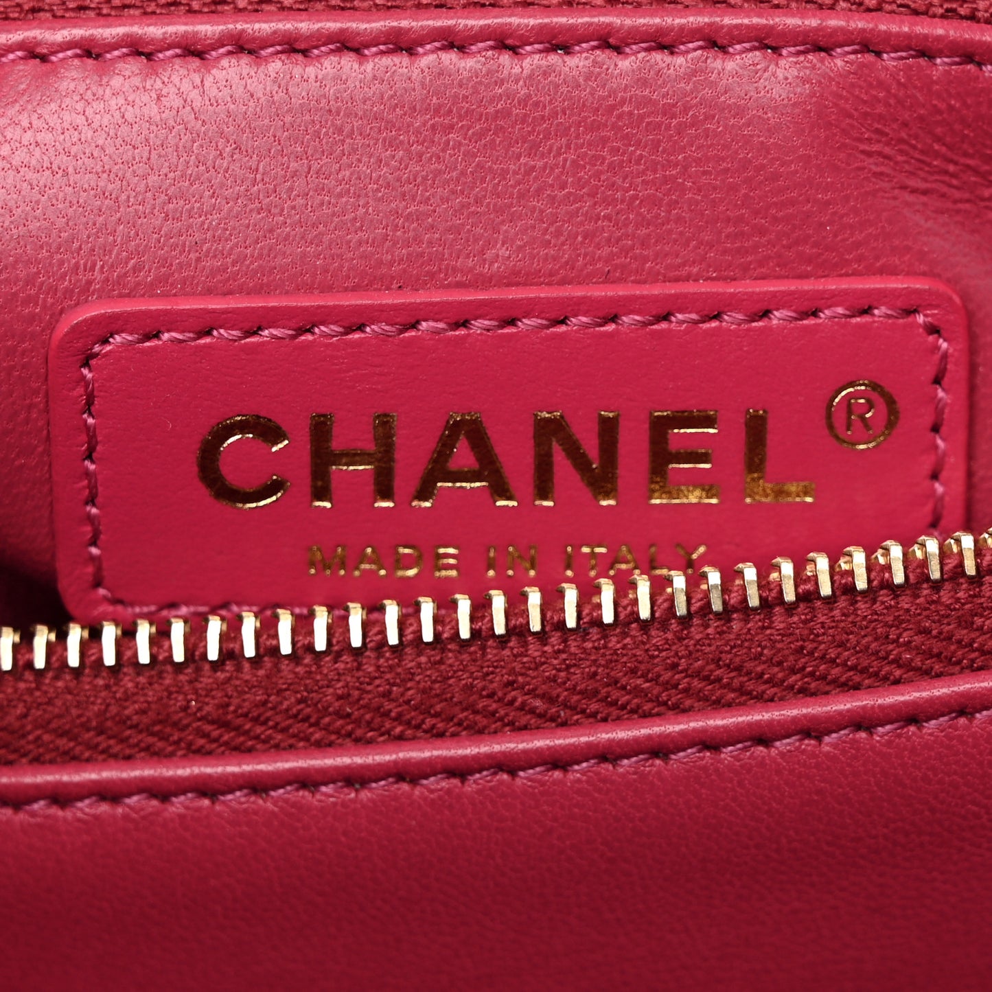 Caviar Quilted Small Coco Handle Flap Dark Pink